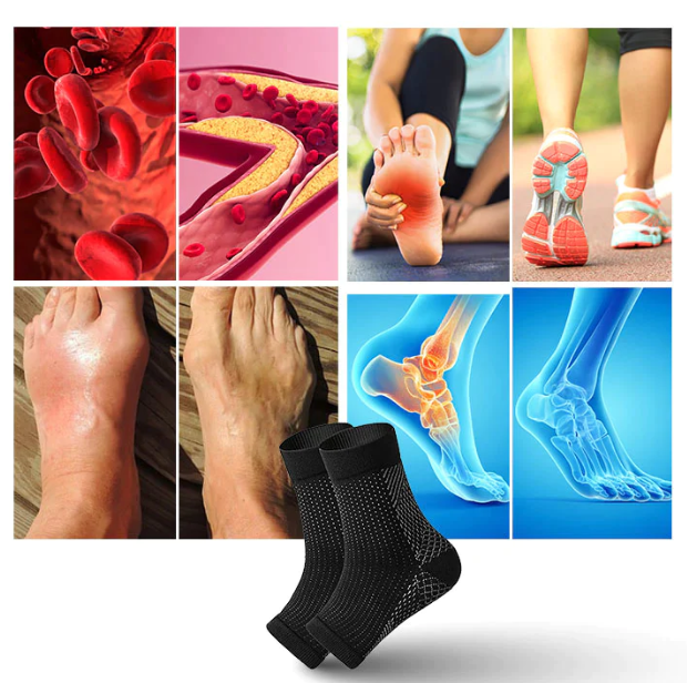pack (2 Chaussettes) Chaussettes de guérison contre la douleur et l'enflure