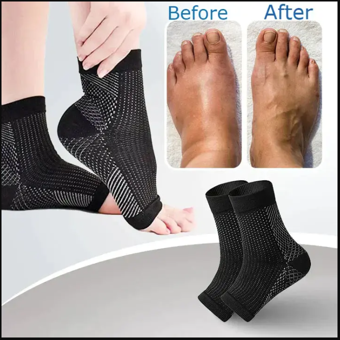 pack (2 Chaussettes) Chaussettes de guérison contre la douleur et l'enflure