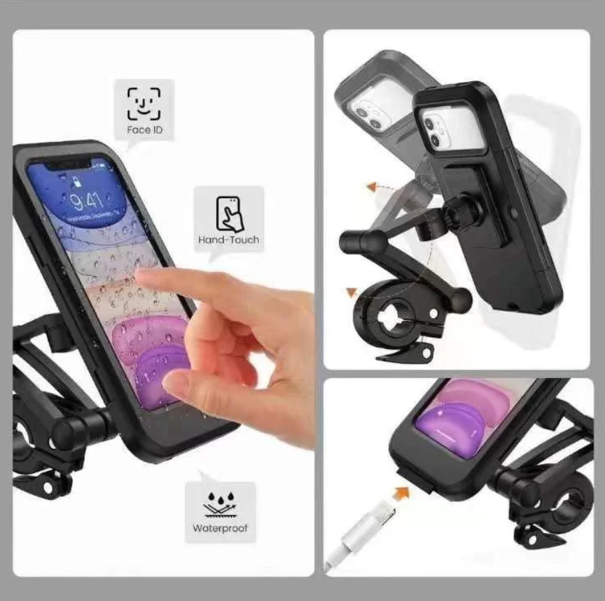 Support de téléphone portable réglable pour moto et vélo