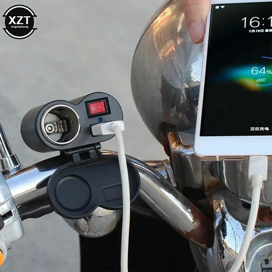 Pack 2 Chargeur multifonctionnel moto
