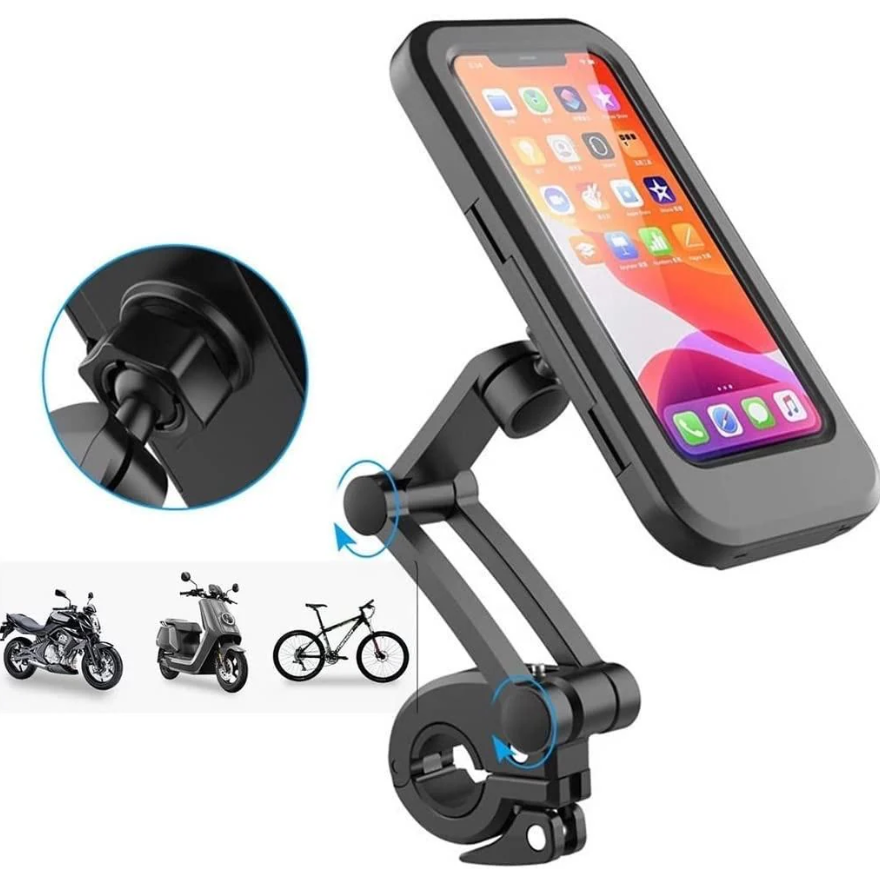 Support de téléphone portable réglable pour moto et vélo